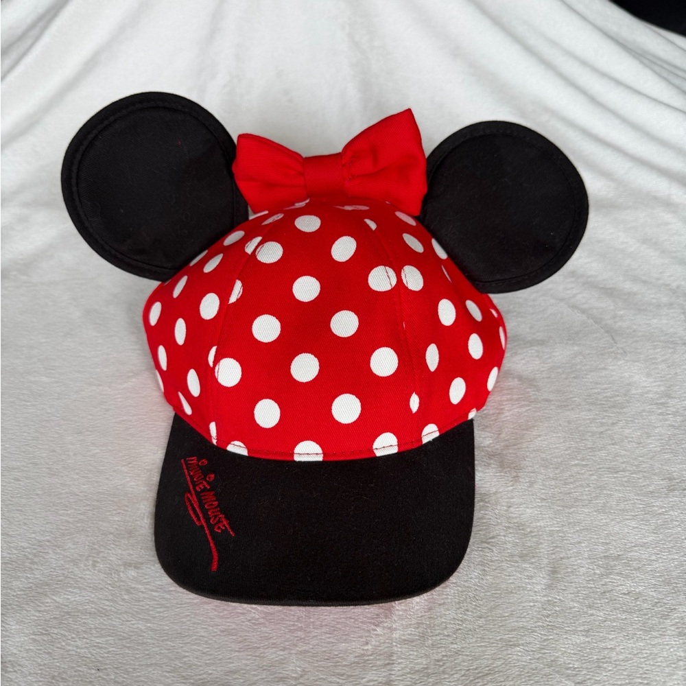 Red Polka Dot Mouse Ears Hat